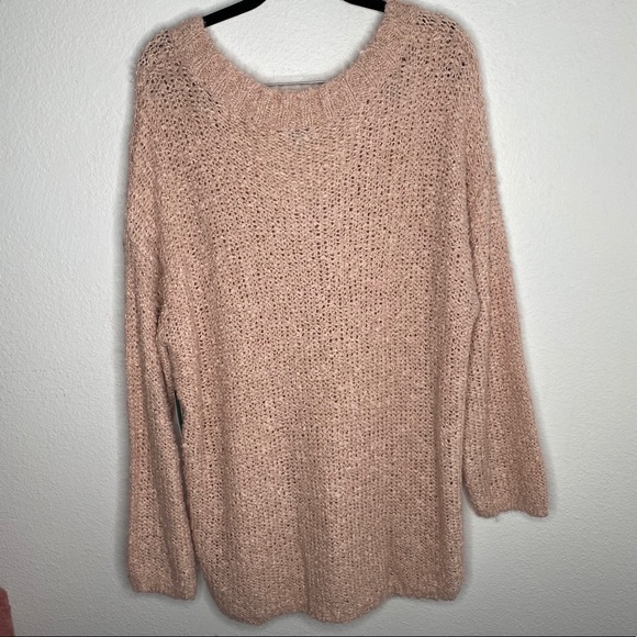 Susina Boucle Knit V-Neck Sweater 2X - Picture 9 of 9